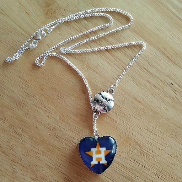 New Houston Astros MLB Baseball Jewelry Set - Picture 4 of 7